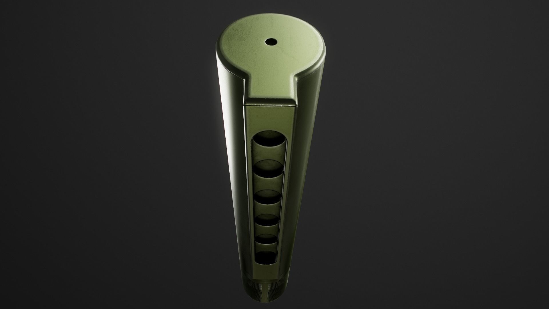 AR15 Carbine Buffer Tubes collection Free low-poly 3D model_28