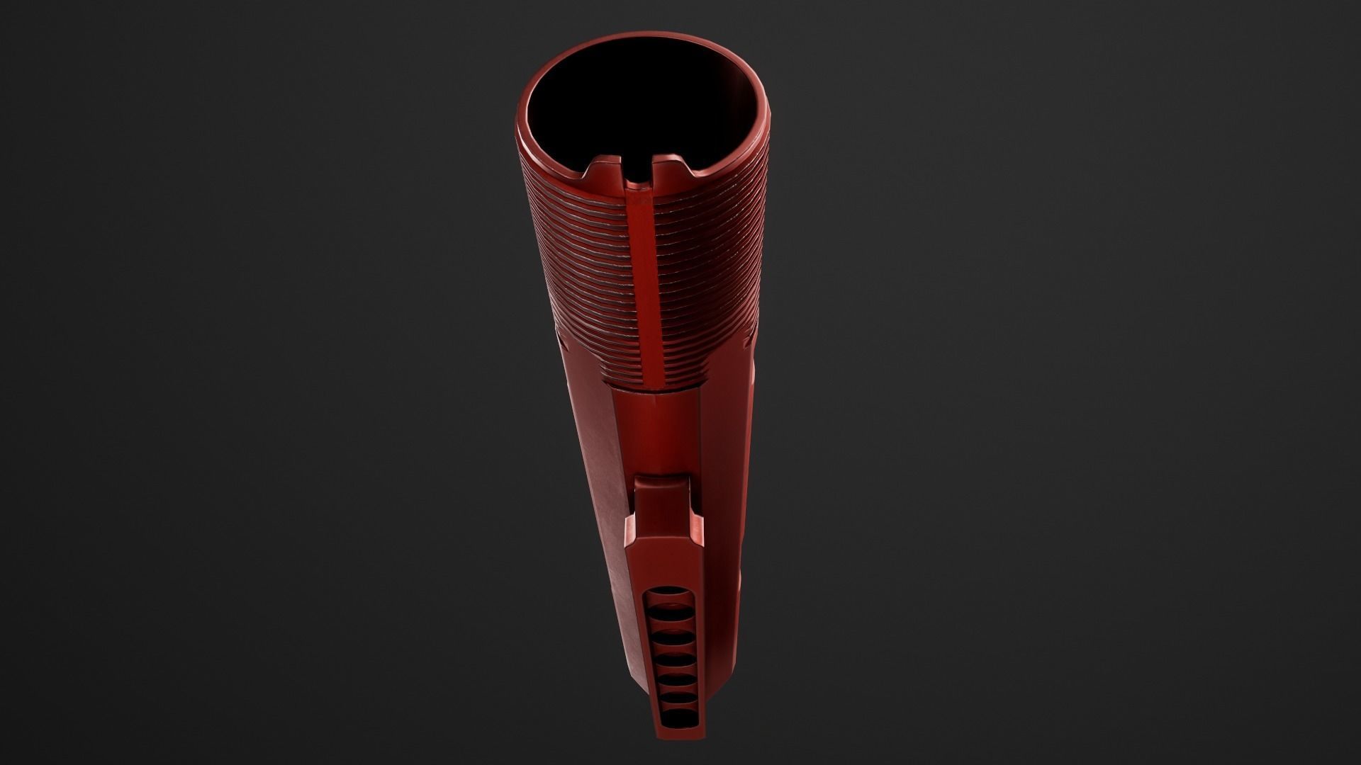 AR15 Carbine Buffer Tubes collection Free low-poly 3D model_48