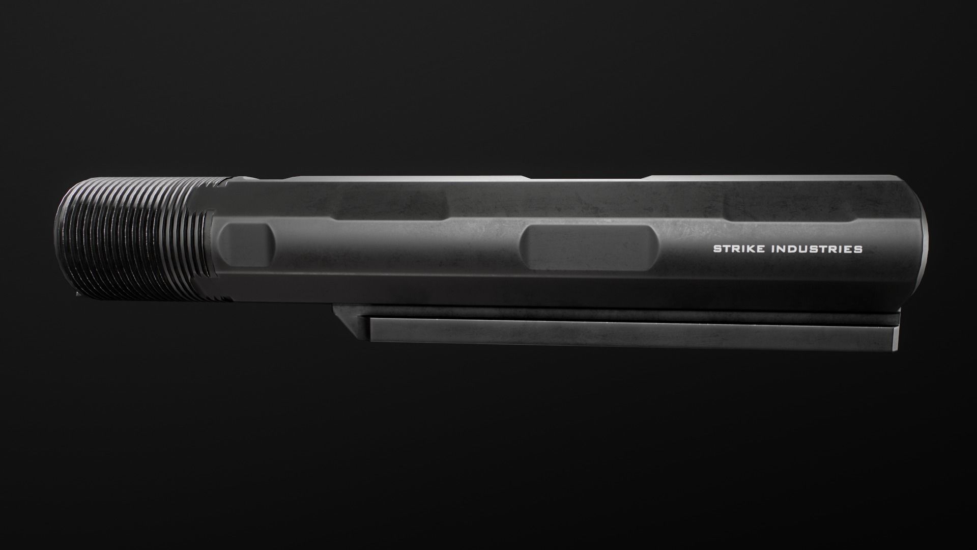 AR15 Carbine Buffer Tubes collection Free low-poly 3D model_54