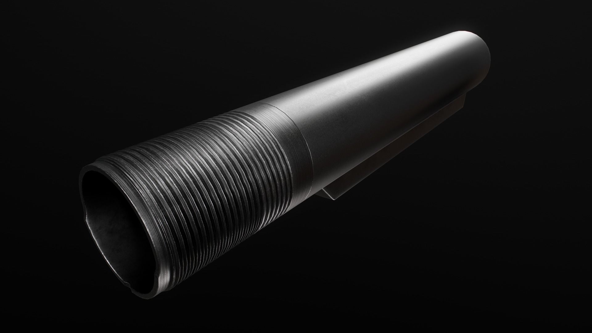 AR15 Carbine Buffer Tubes collection Free low-poly 3D model_18