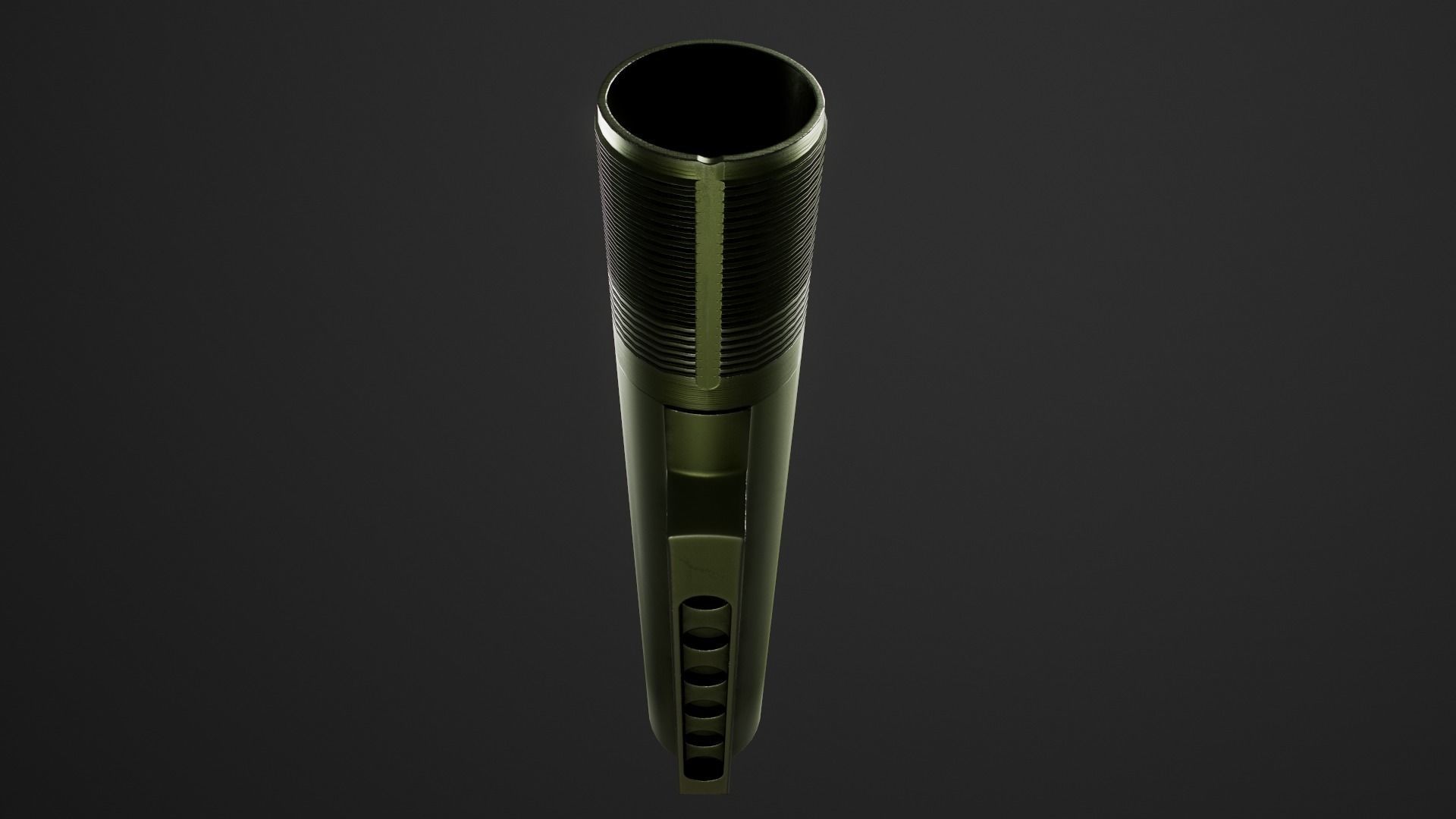 AR15 Carbine Buffer Tubes collection Free low-poly 3D model_16