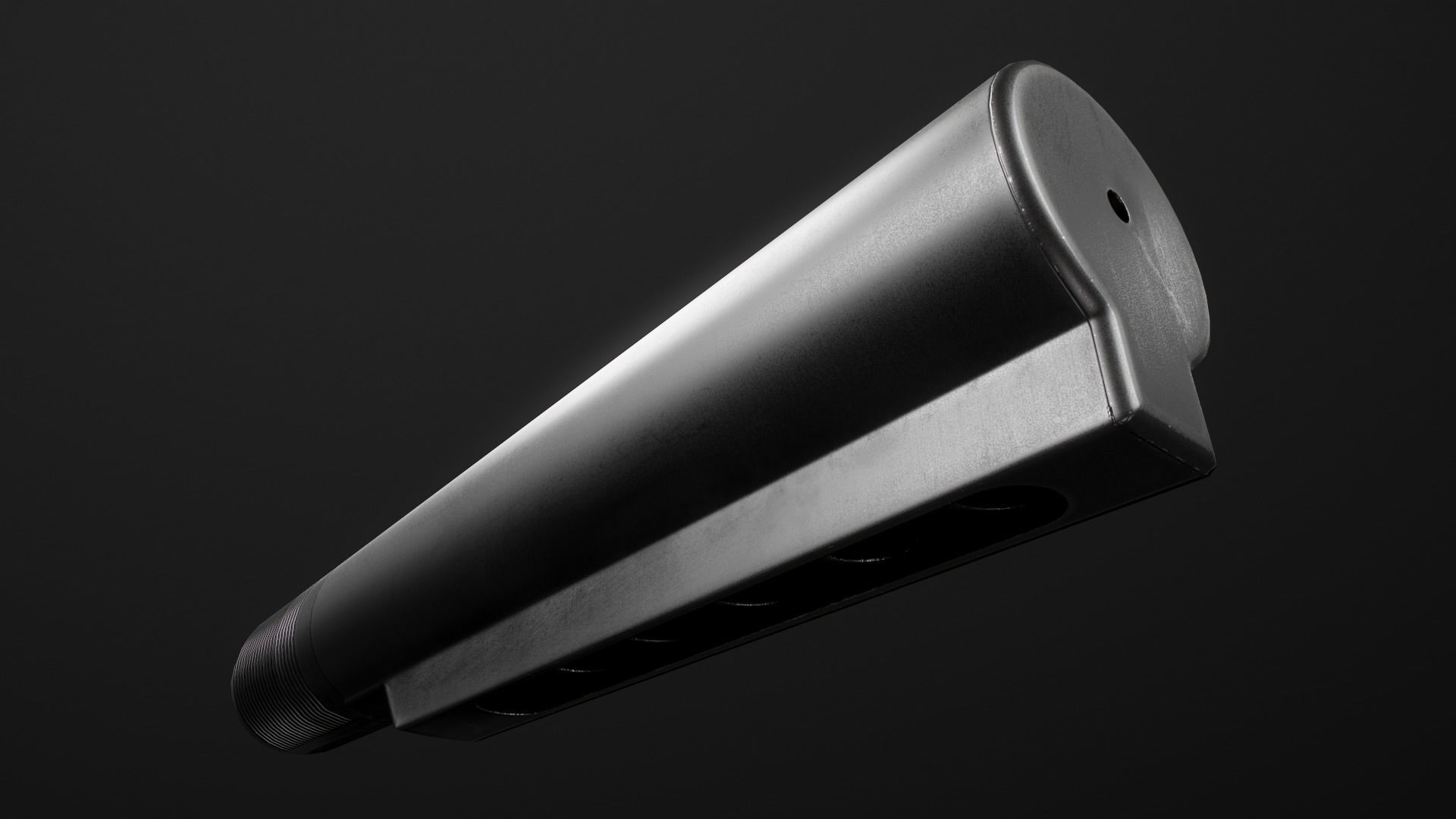 AR15 Carbine Buffer Tubes collection Free low-poly 3D model_24