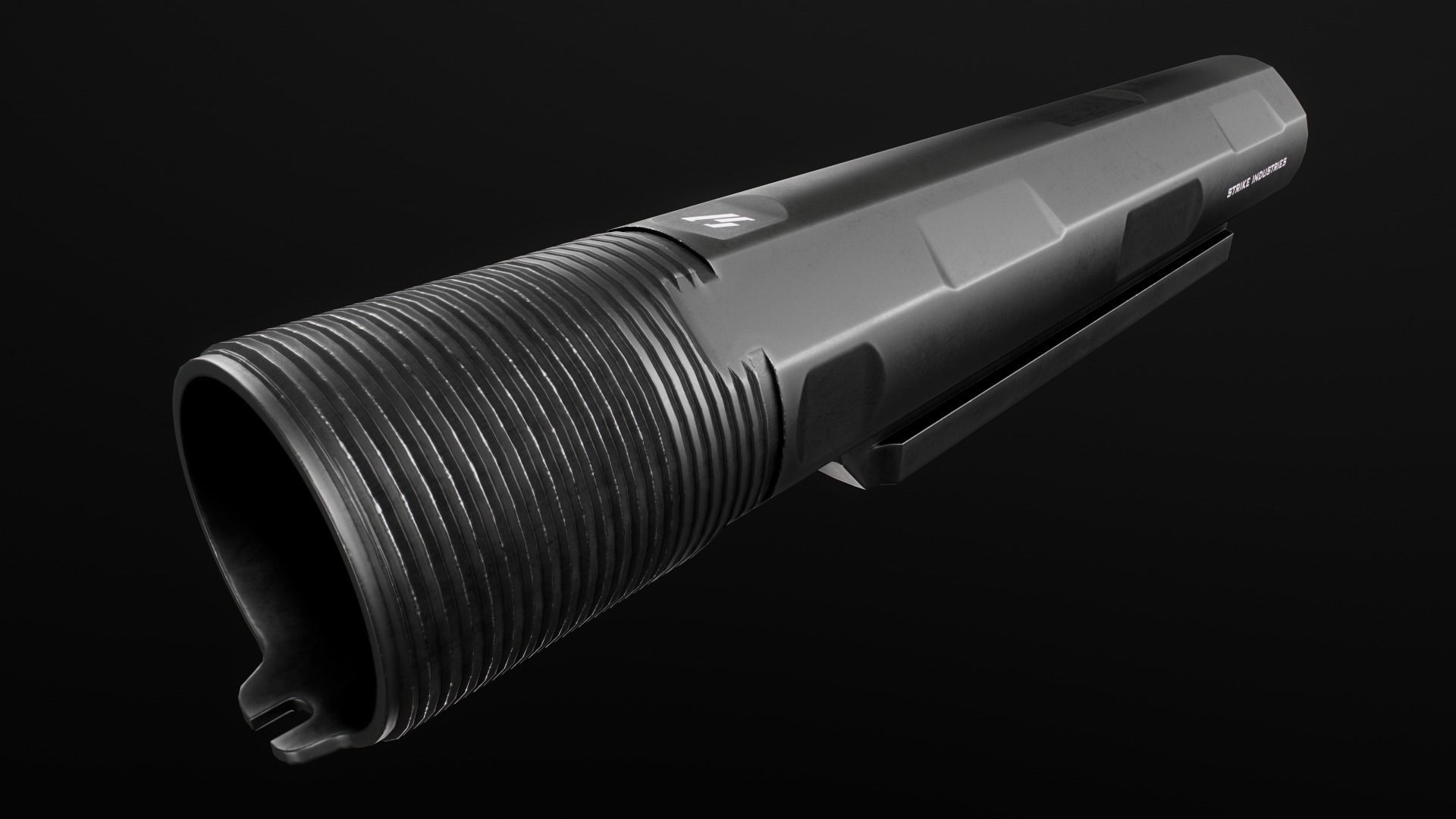 AR15 Carbine Buffer Tubes collection Free low-poly 3D model_50