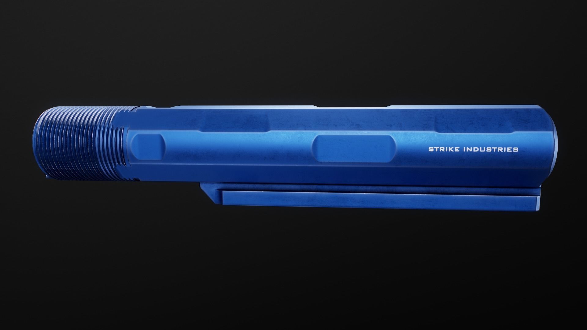 AR15 Carbine Buffer Tubes collection Free low-poly 3D model_57