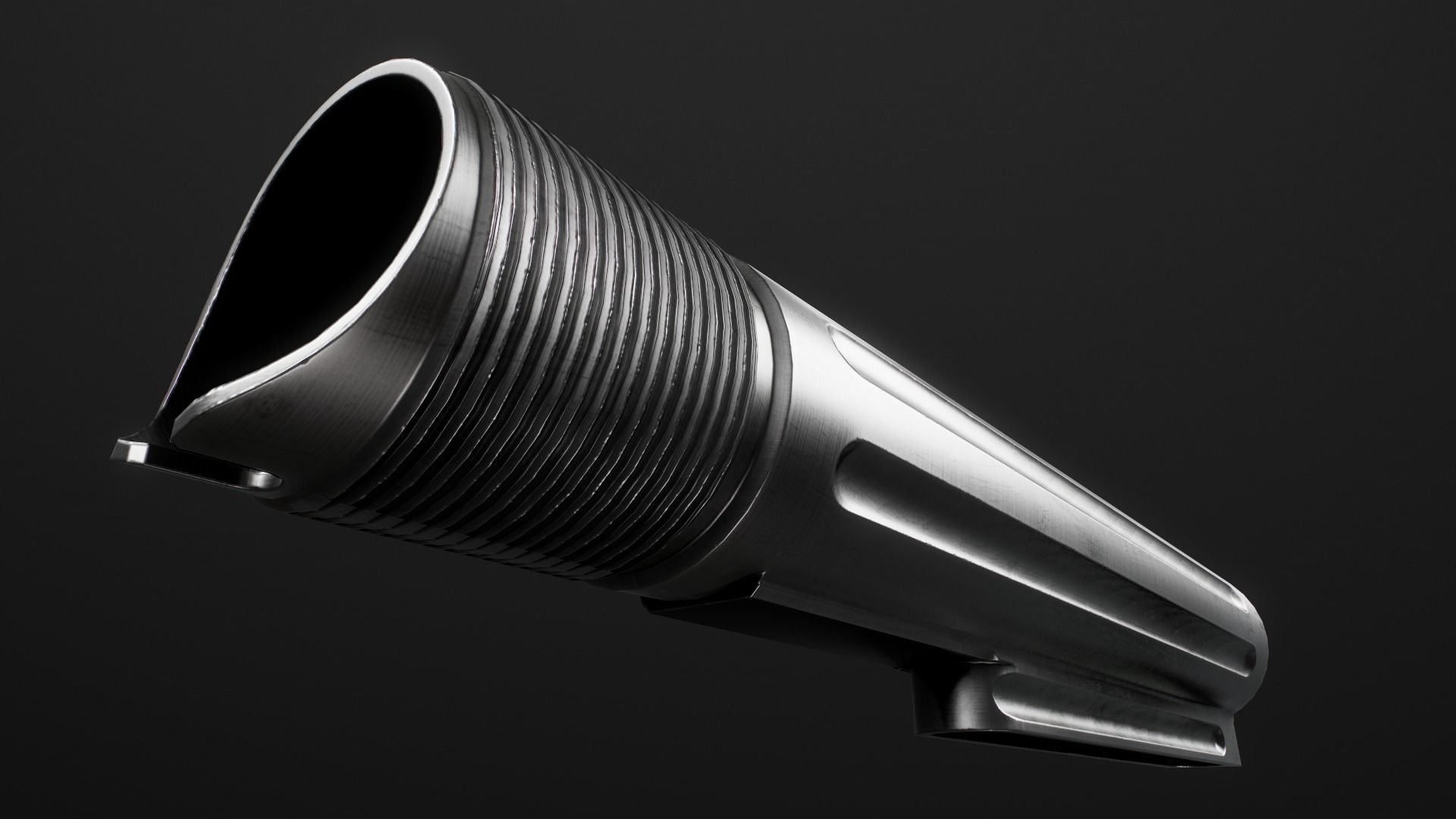 AR15 Carbine Buffer Tubes collection Free low-poly 3D model_33