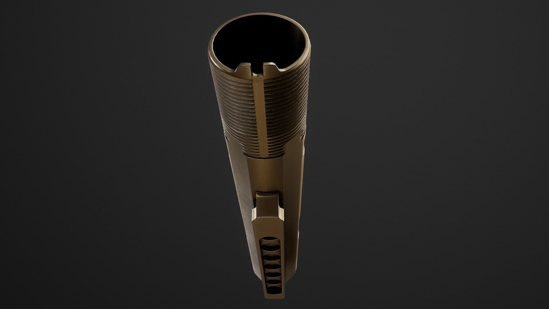 AR15 Carbine Buffer Tubes collection Free low-poly 3D model_47