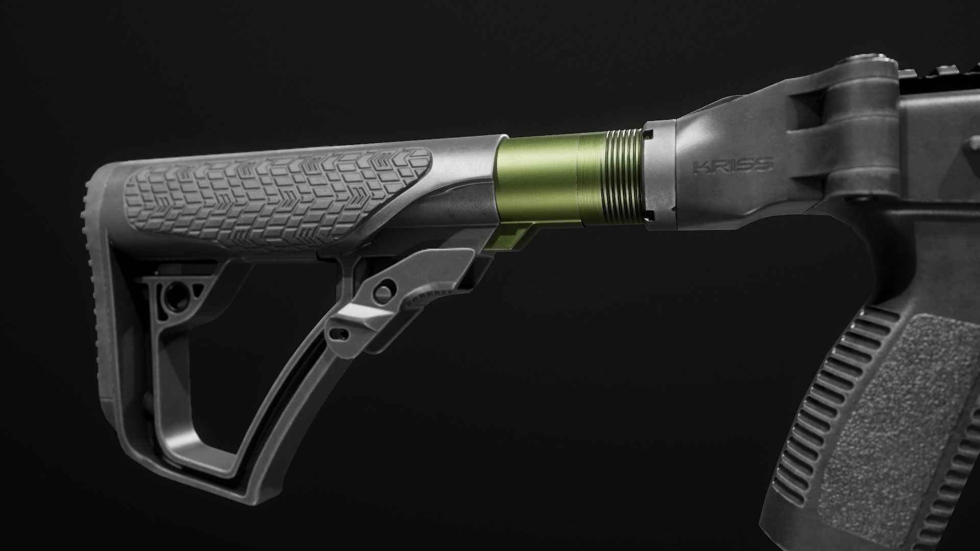 AR15 Carbine Buffer Tubes collection Free low-poly 3D model_69