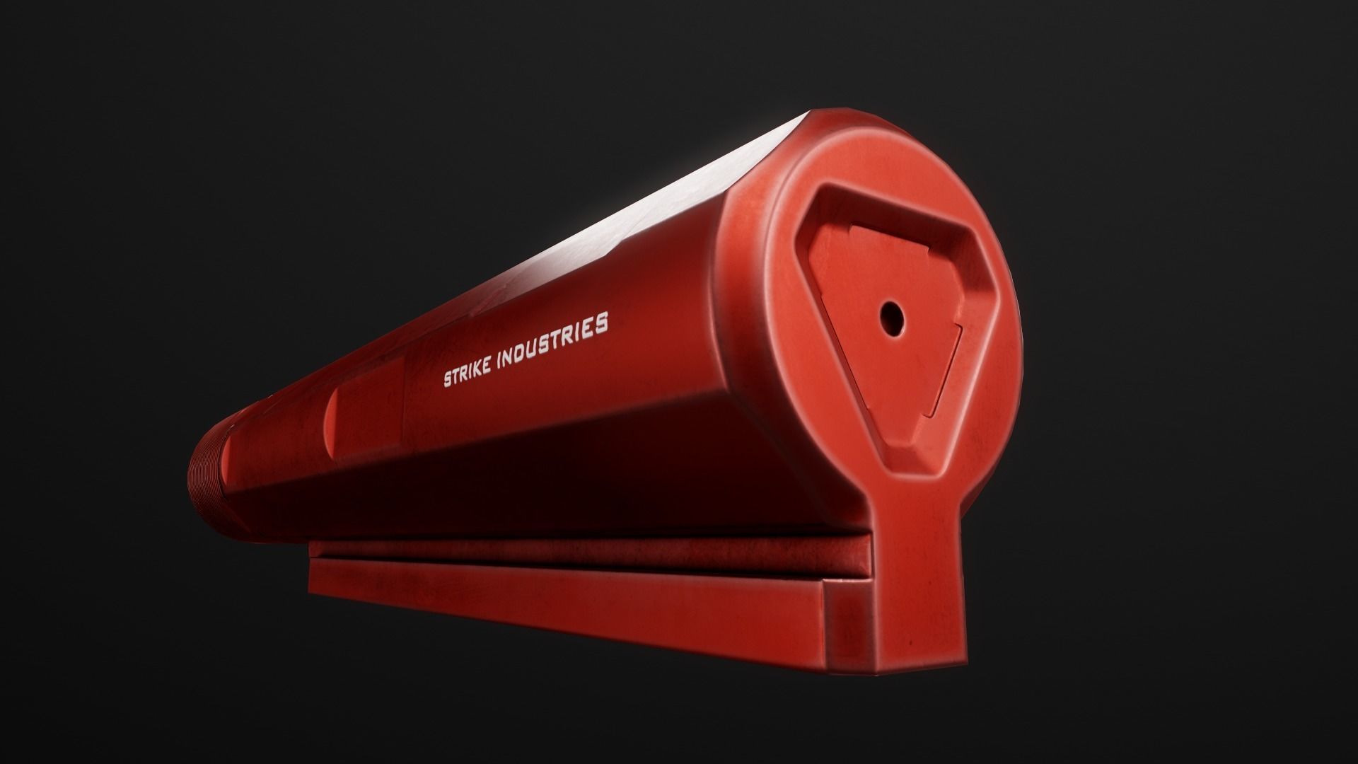 AR15 Carbine Buffer Tubes collection Free low-poly 3D model_60