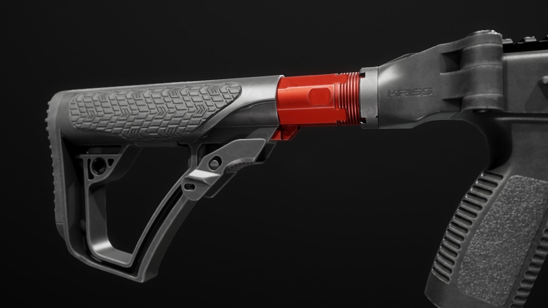 AR15 Carbine Buffer Tubes collection Free low-poly 3D model_71