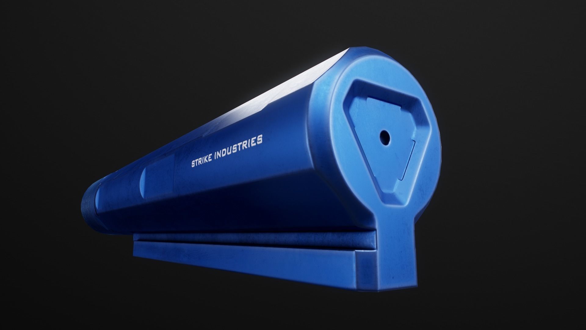 AR15 Carbine Buffer Tubes collection Free low-poly 3D model_61