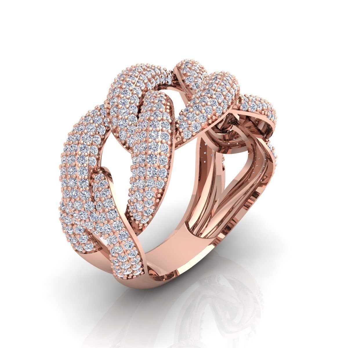 Mens Ring Size 10 3D print model_3