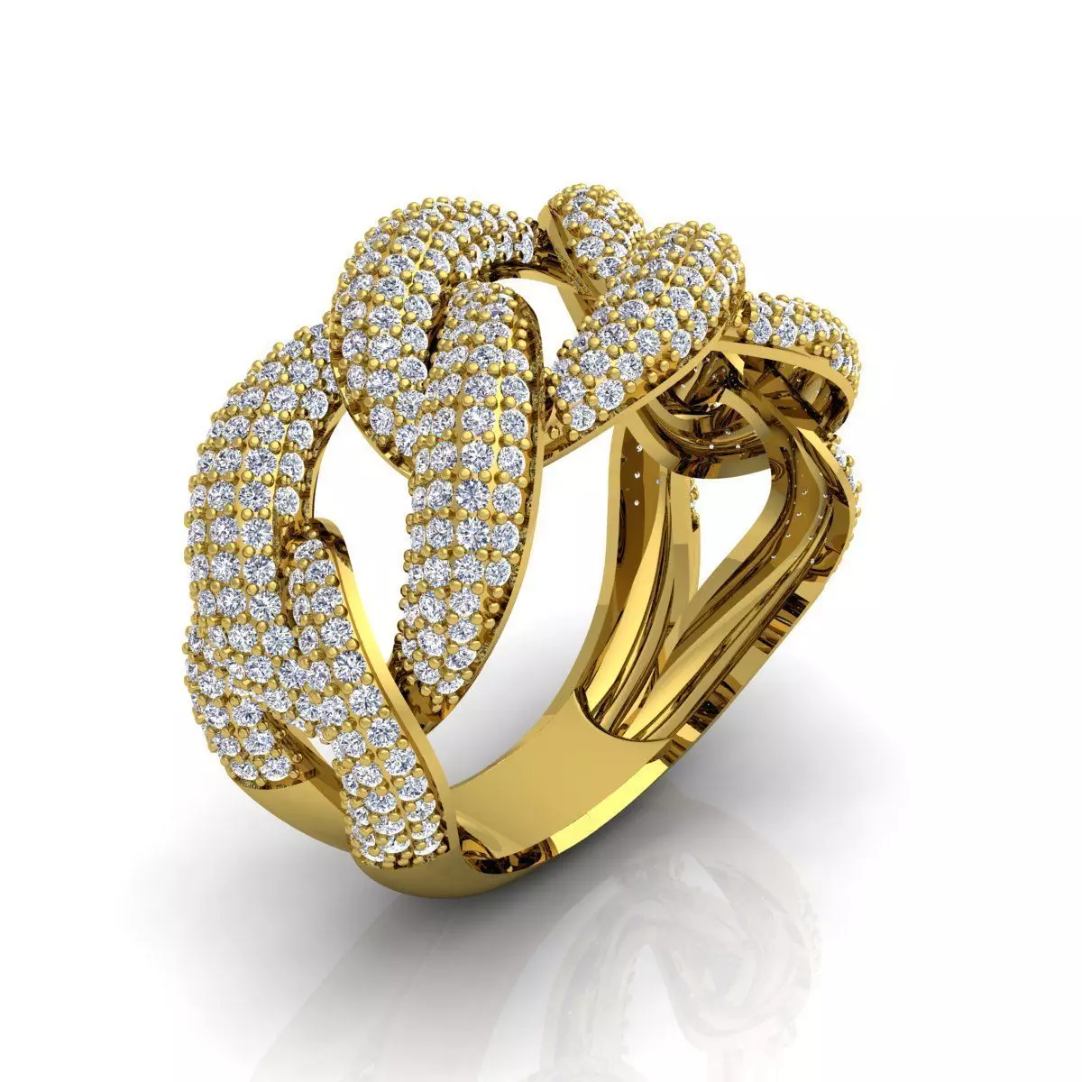 Mens Ring Size 10 3D print model_0