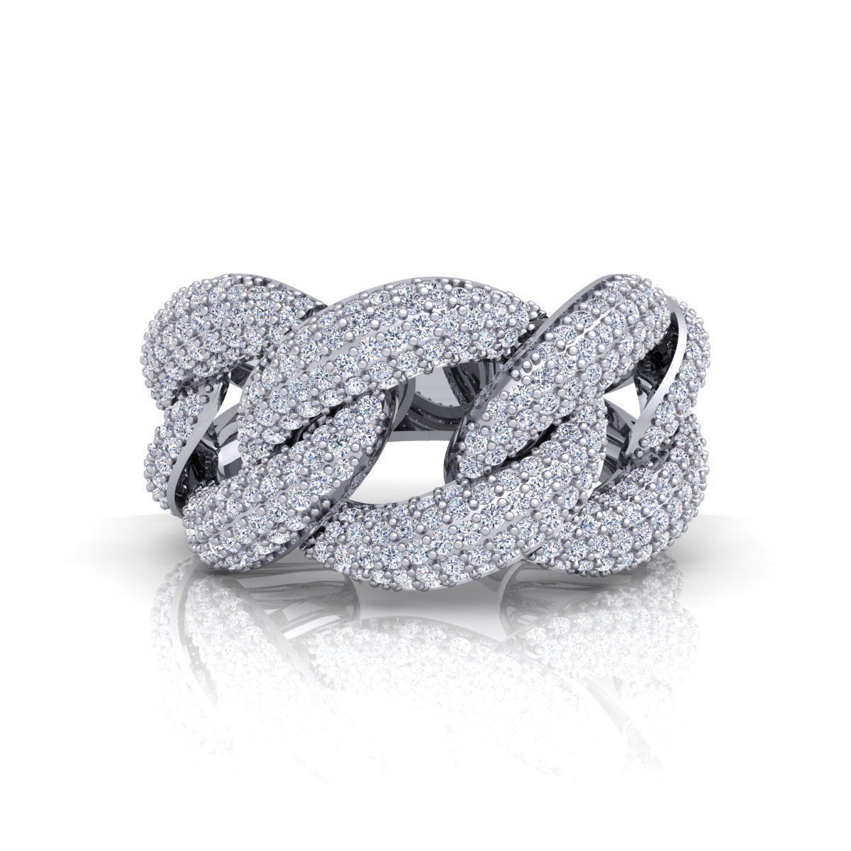 Mens Ring Size 10 3D print model_9