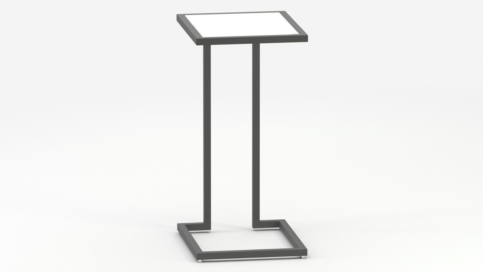 Pull Up Side Table 3D model_4