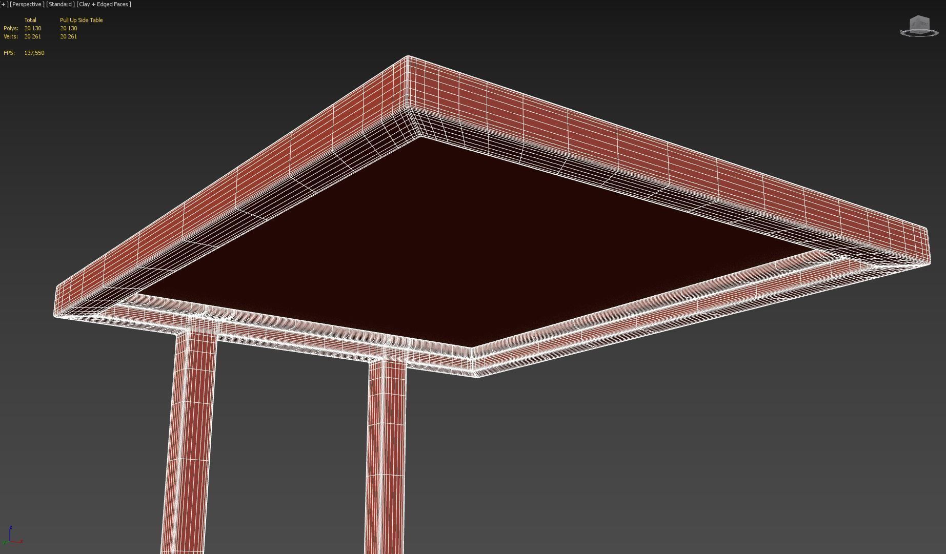 Pull Up Side Table 3D model_17