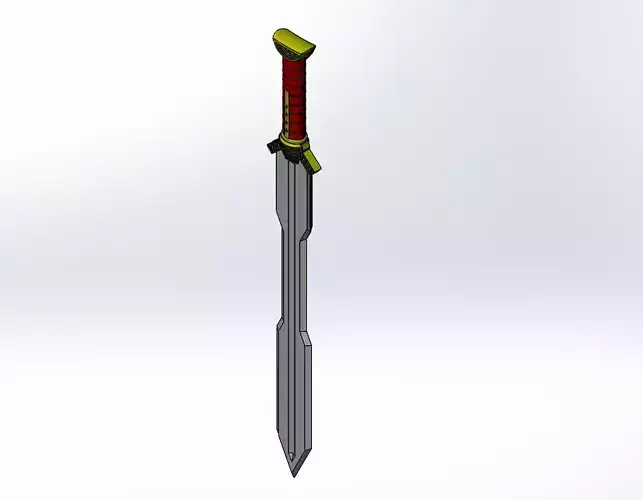 3D Model of The Sword of Kili From The Hobbit 3D print model