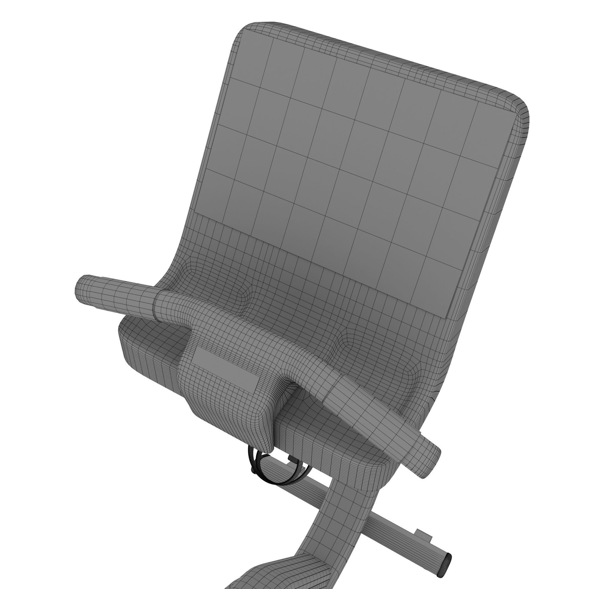 Exercise Cardio Bike 3D model_5