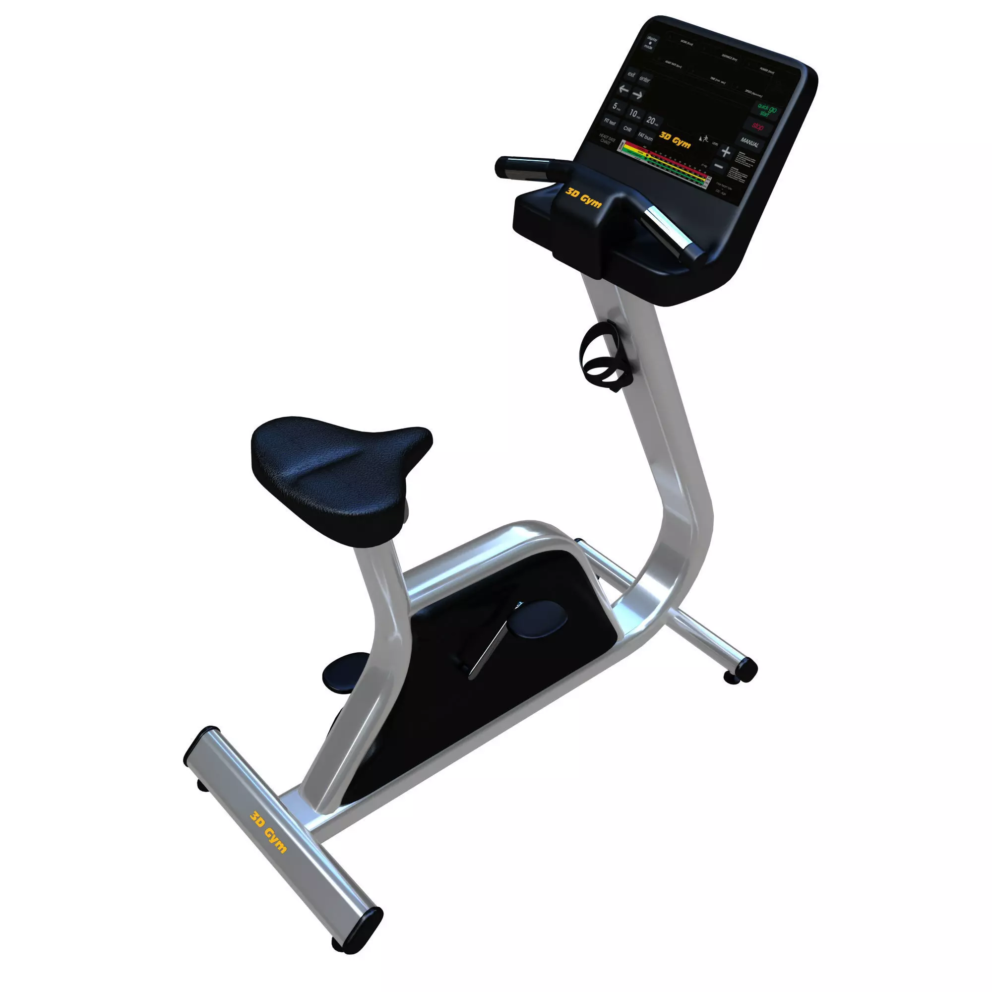 Exercise Cardio Bike 3D model_0