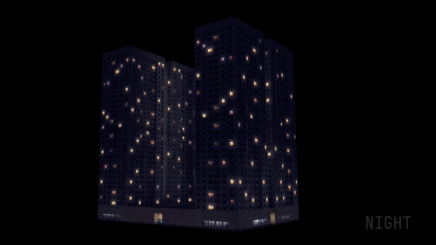 MSK Building 19 Low-poly 3D model_12