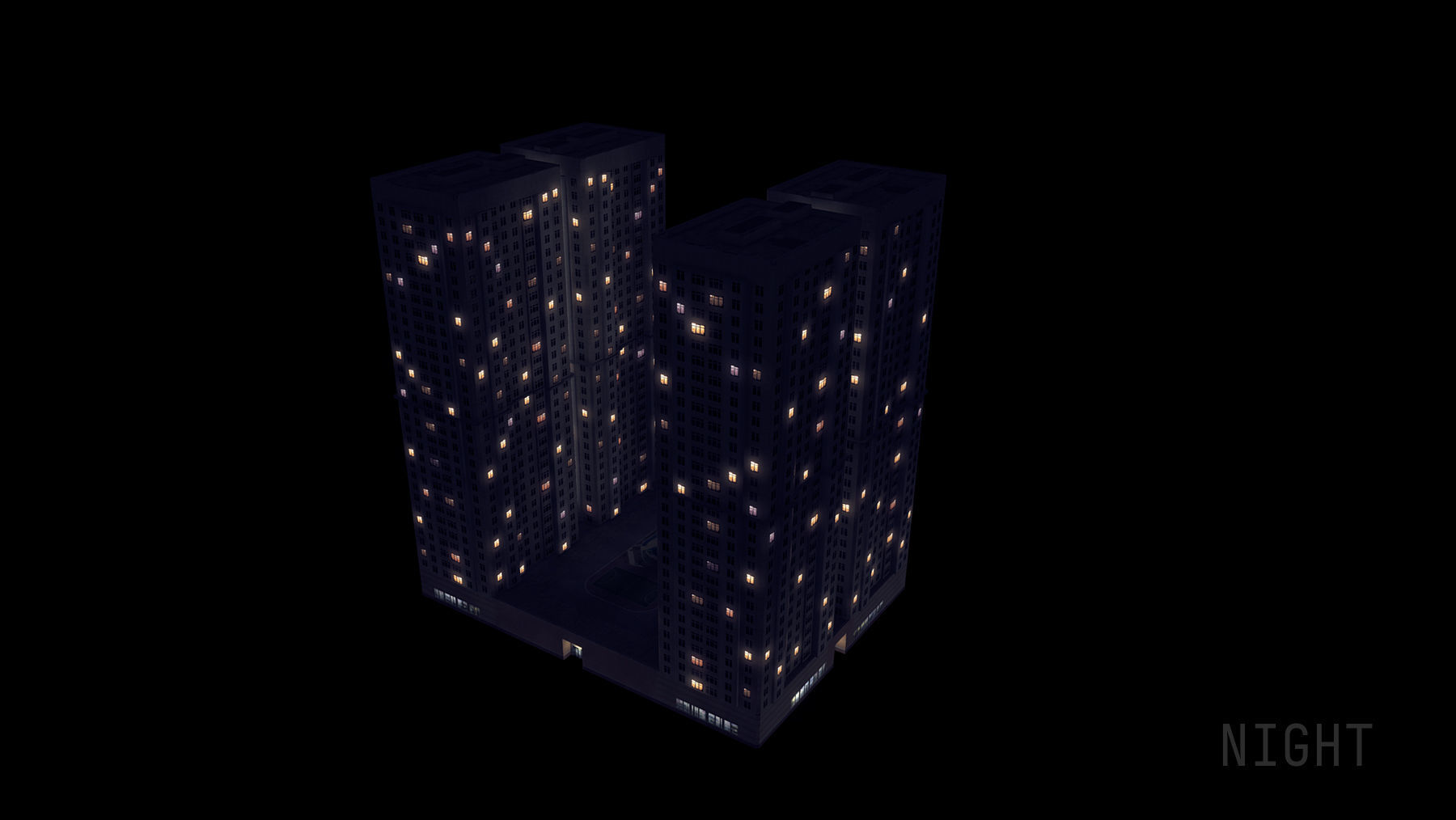 MSK Building 19 Low-poly 3D model_11