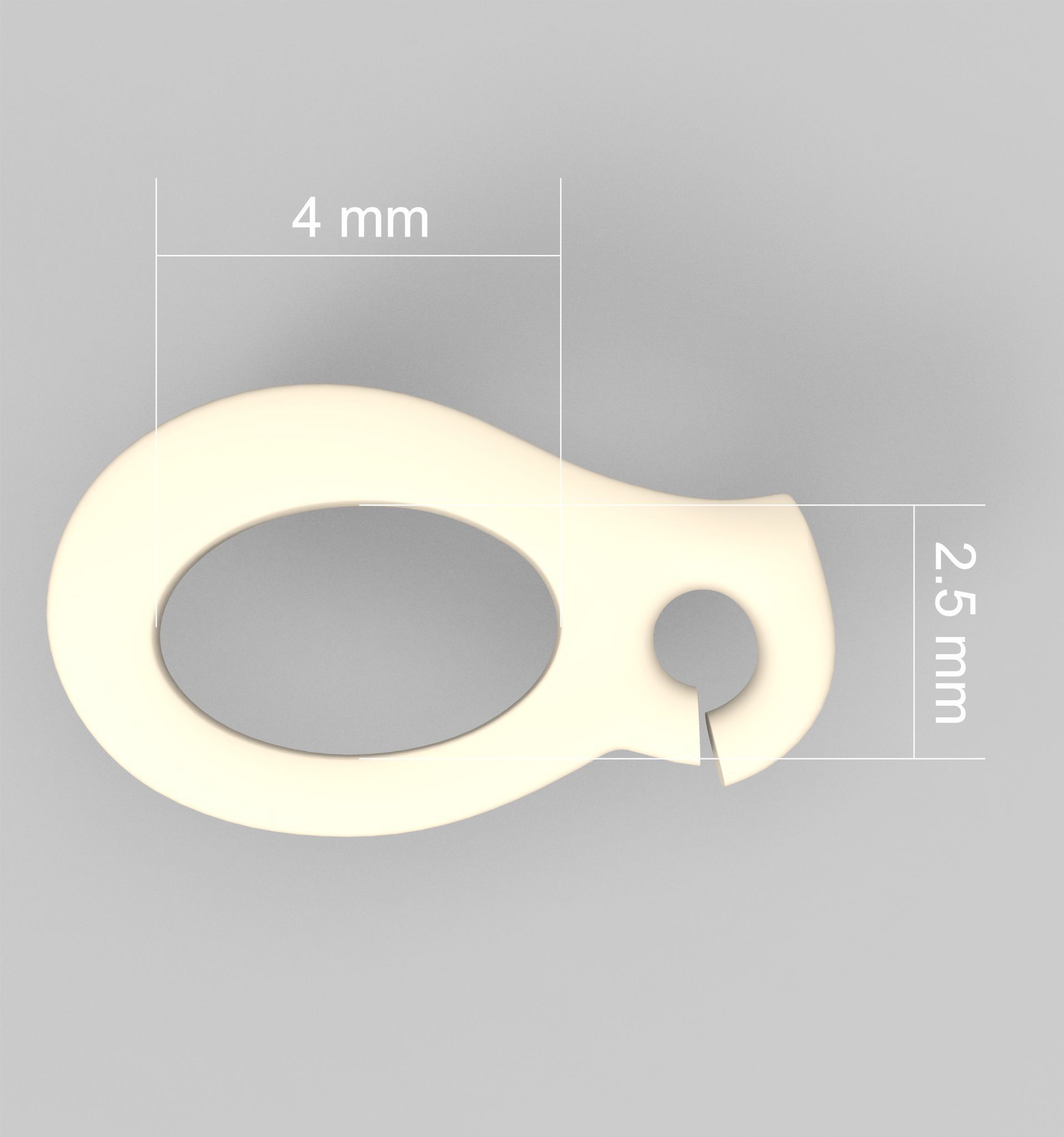 Ballet soul pendant 3D print model_20