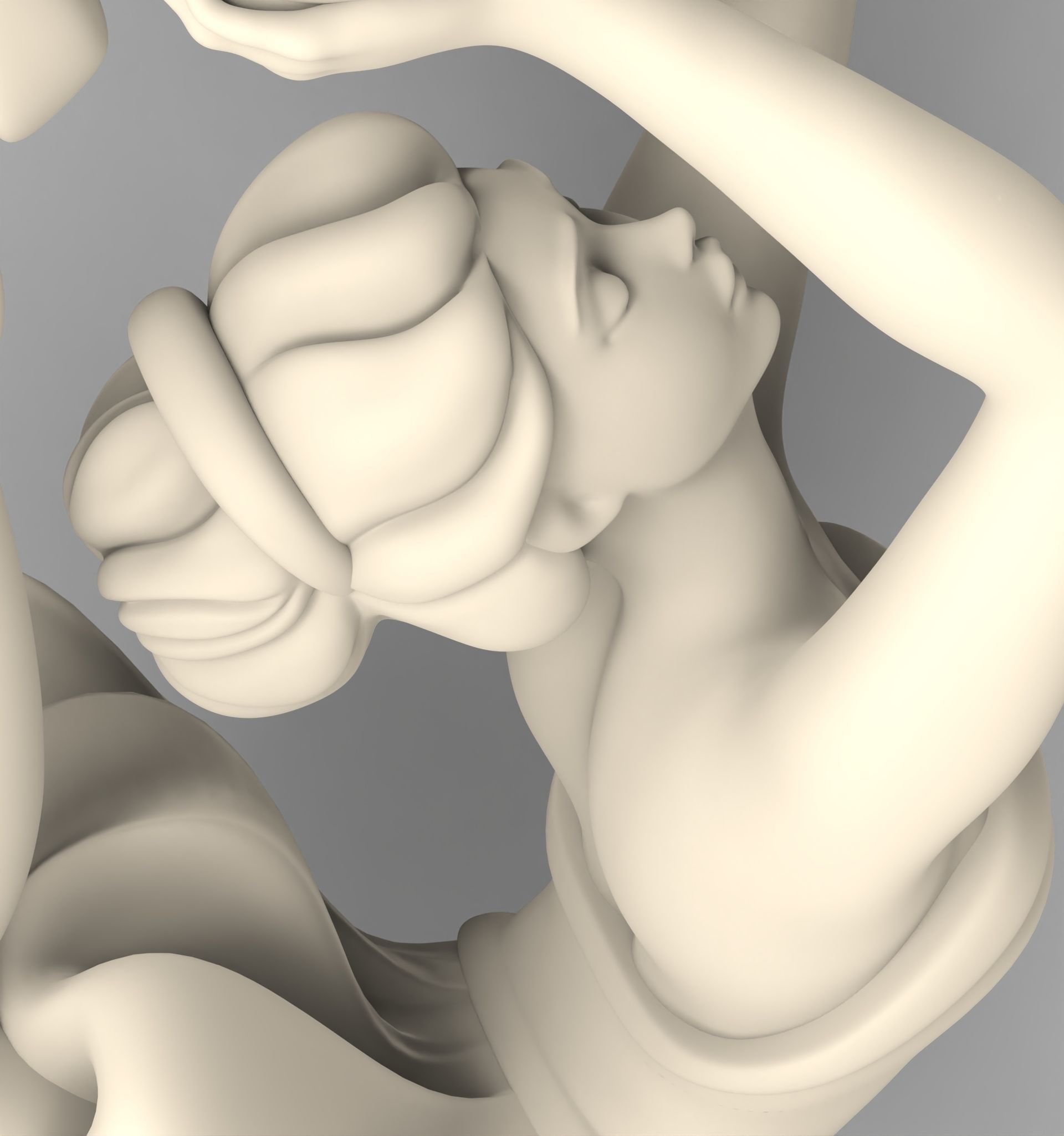 Ballet soul pendant 3D print model_17