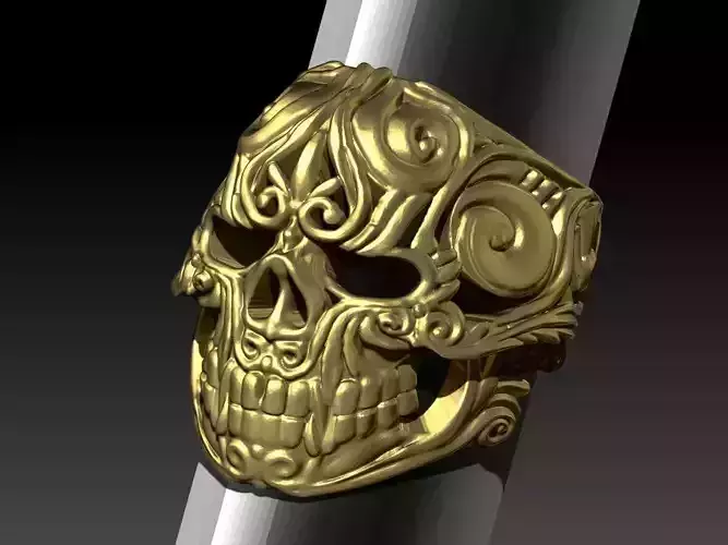 Heavy  Ring Boss Chief Skull  Jewel Man Woman