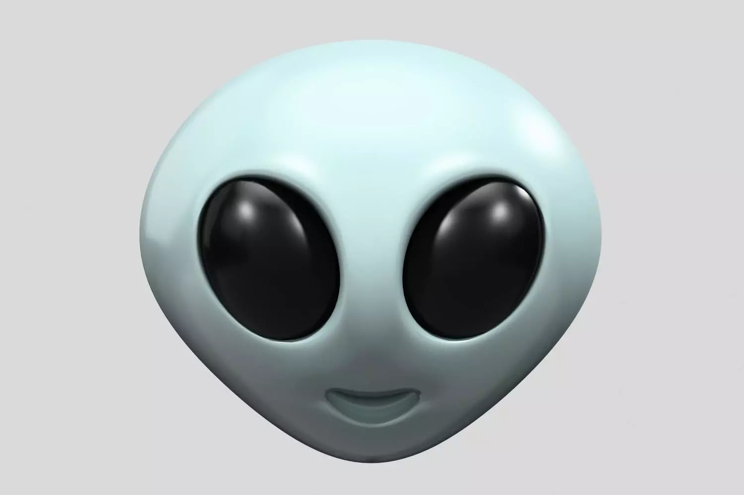 Emoji Alien 3D model