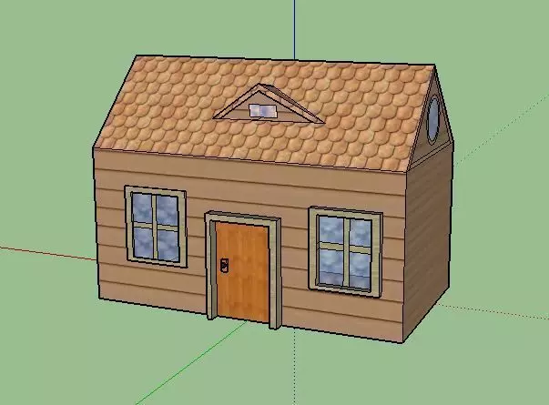 home by sketchup Texture