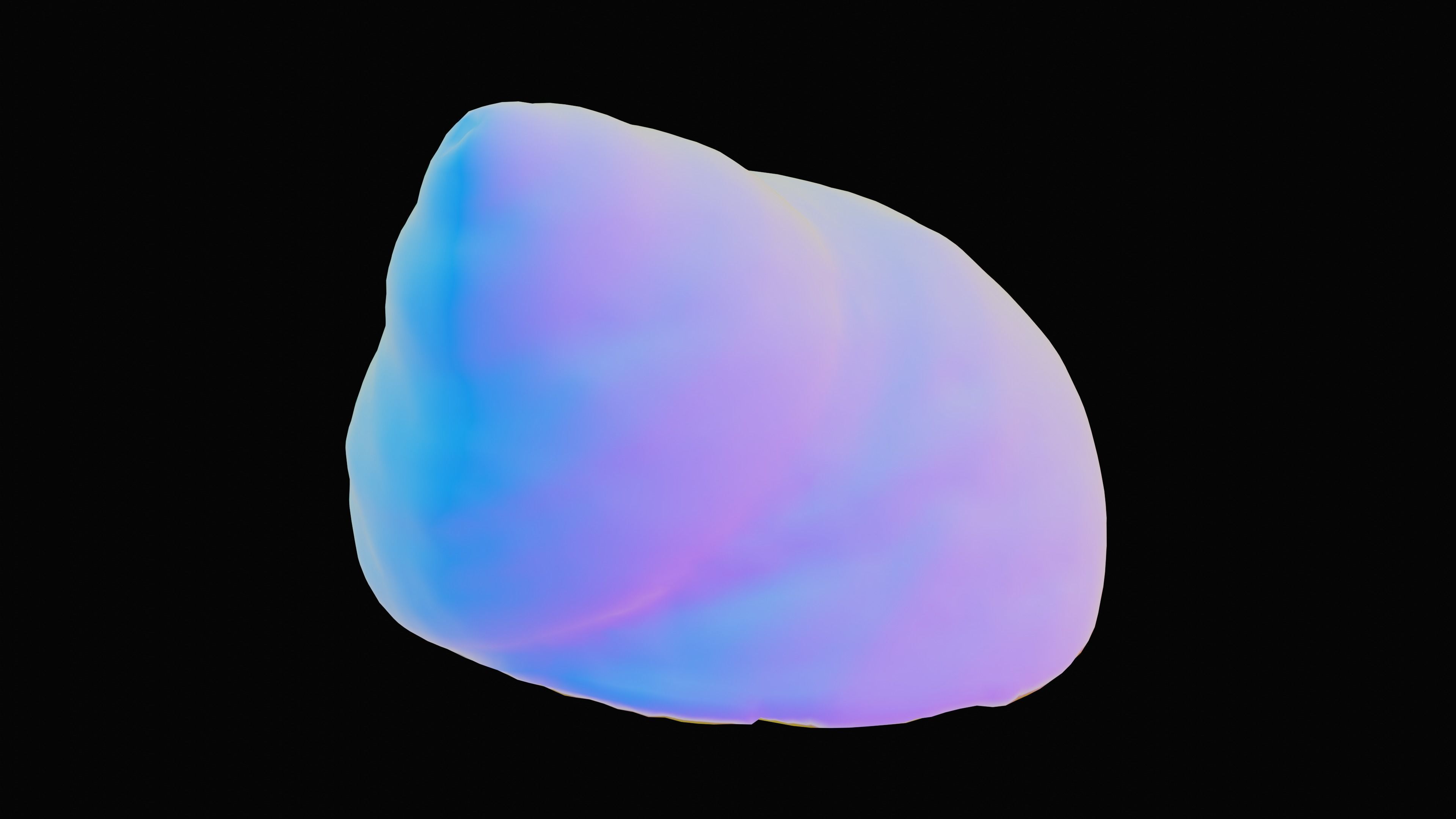 Tessellate Nerita Sea Shell Low-poly 3D model_11