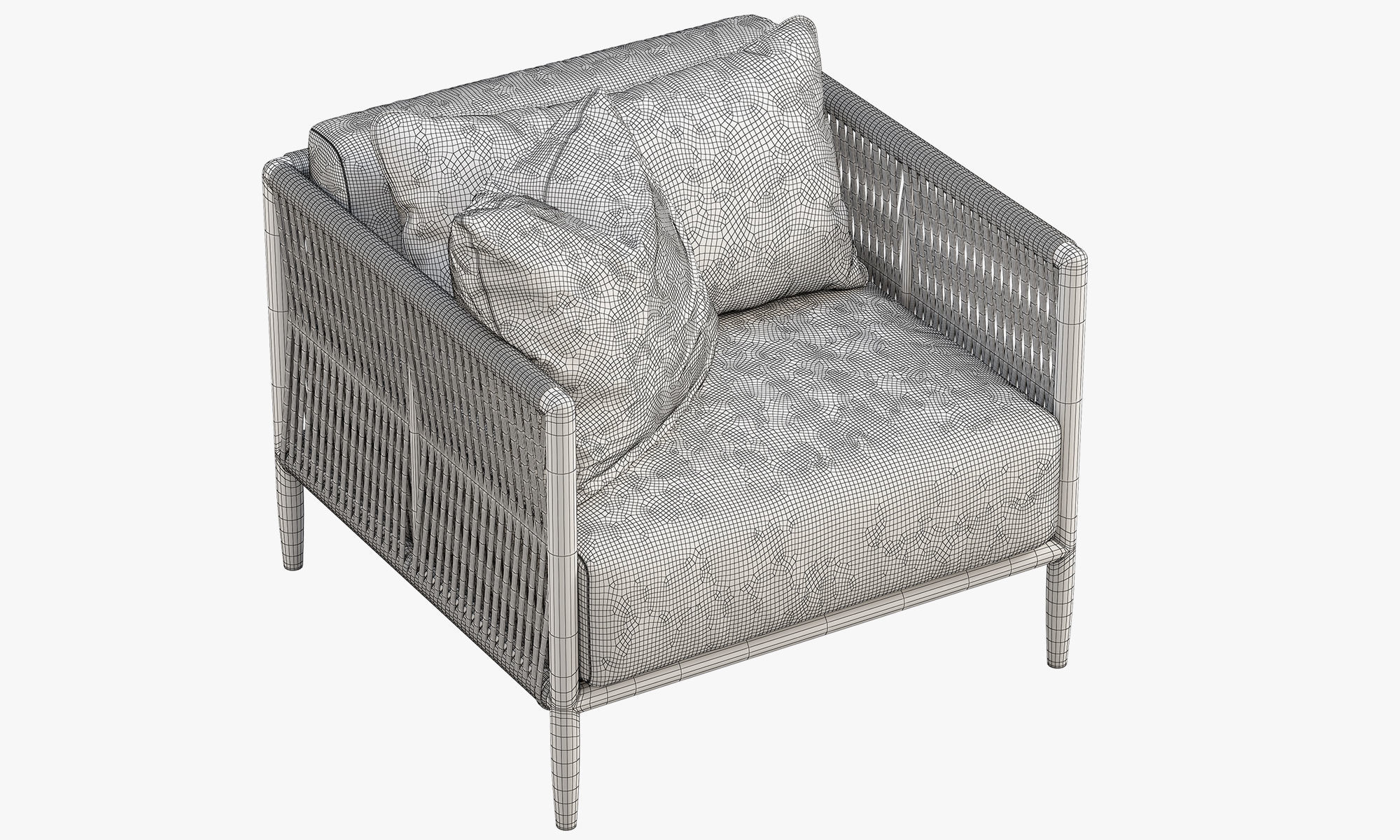 Brown Jordan Maldives Lounge Chair 3D model_3