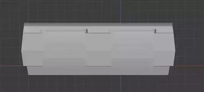 Low Poly Super Nintendo Console