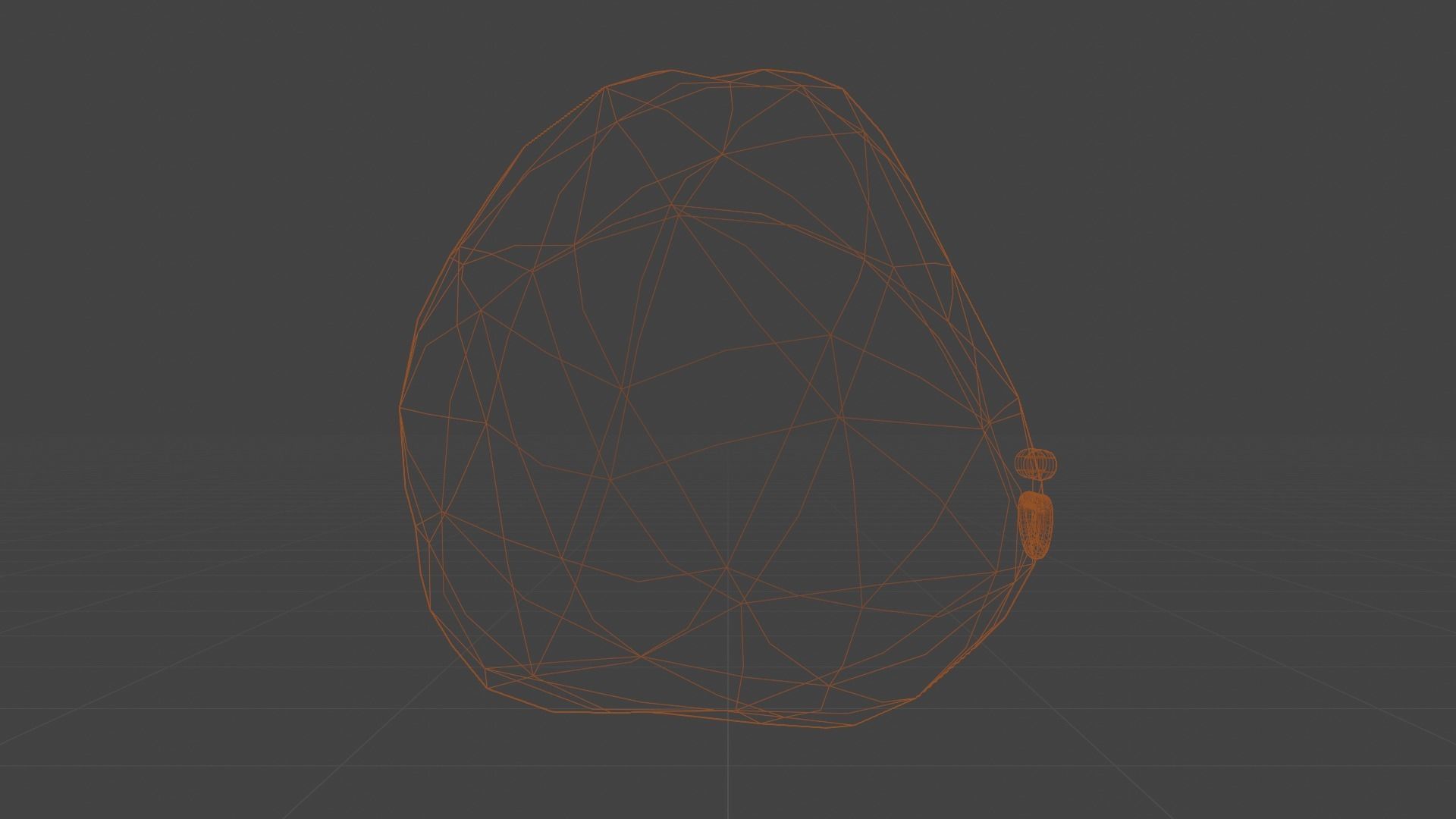 Happy Astroid - Funny Cartoon Style Lowpoly Low-poly 3D model_9