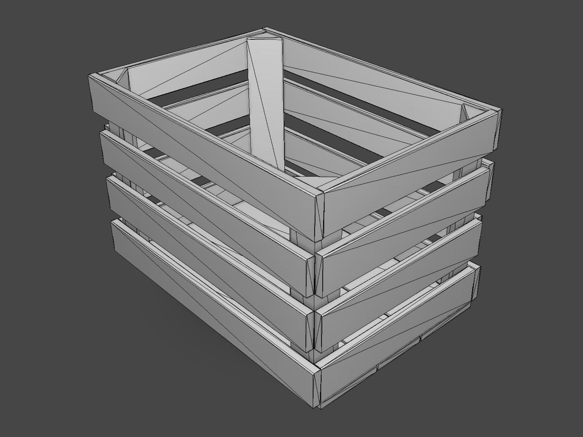 Old Wooden Crates Pack 3D Model Collection_23