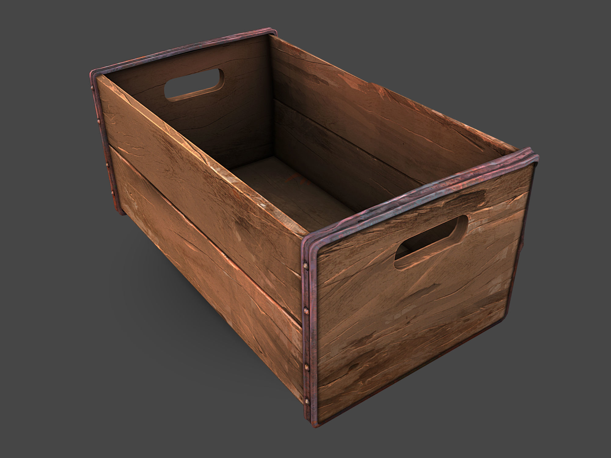 Old Wooden Crates Pack 3D Model Collection_6