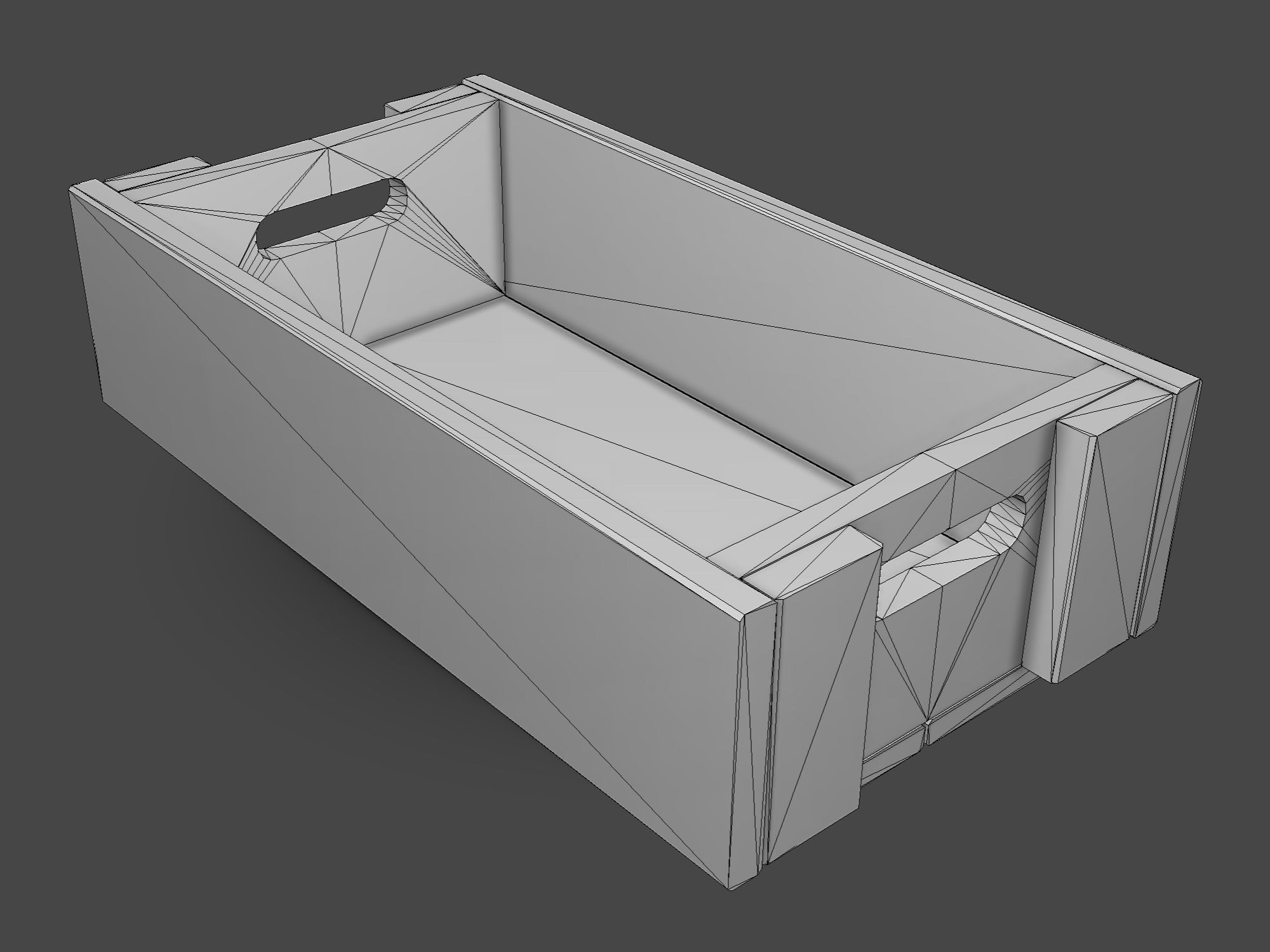 Old Wooden Crates Pack 3D Model Collection_3