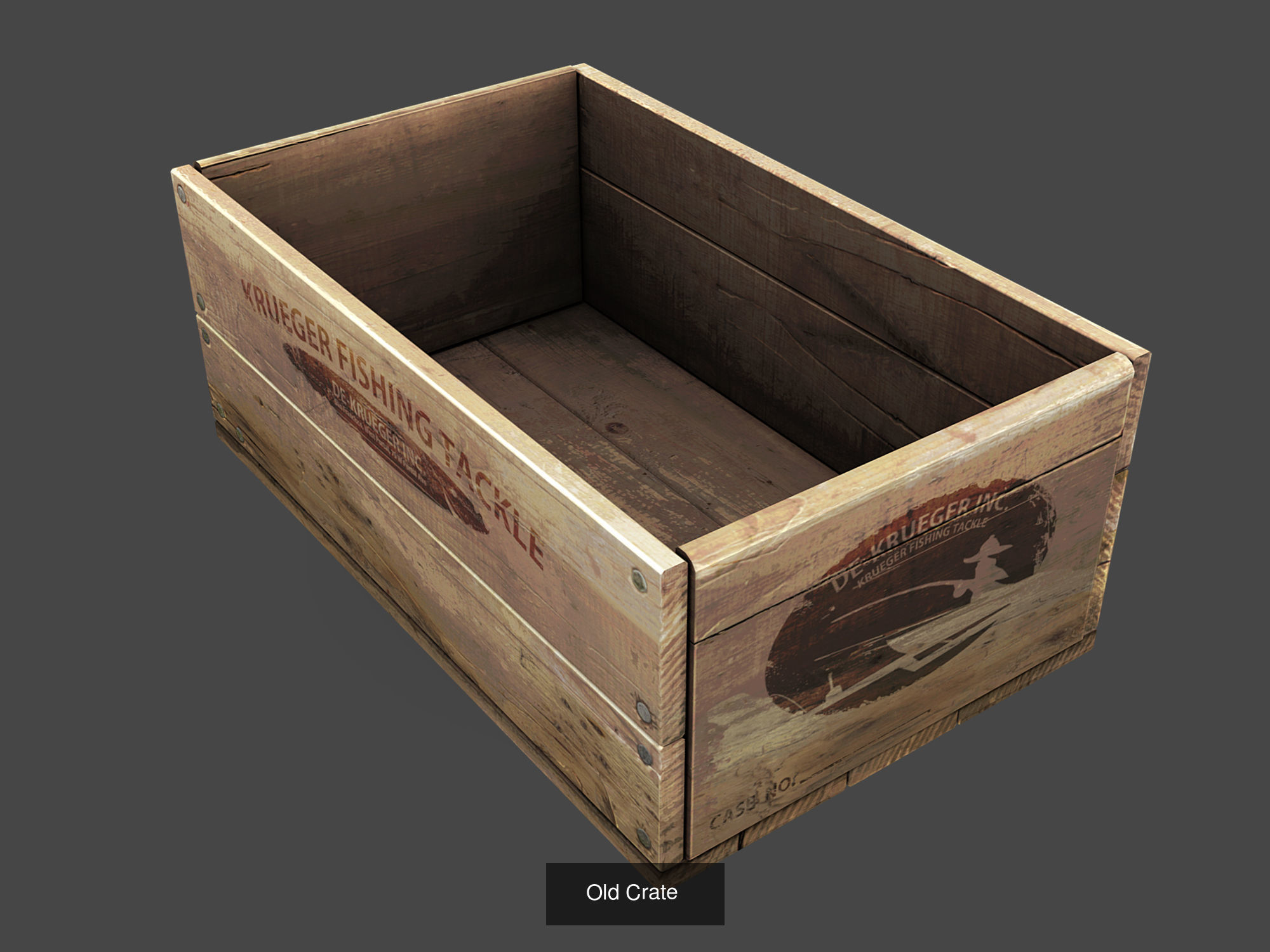 Old Wooden Crates Pack 3D Model Collection_17