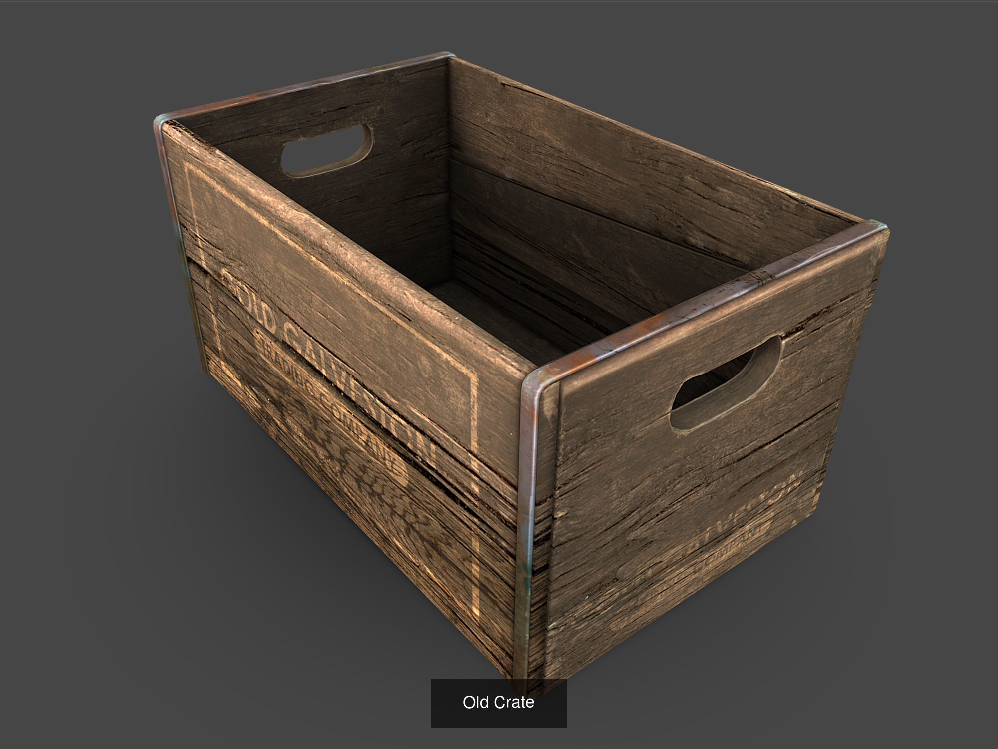 Old Wooden Crates Pack 3D Model Collection_9