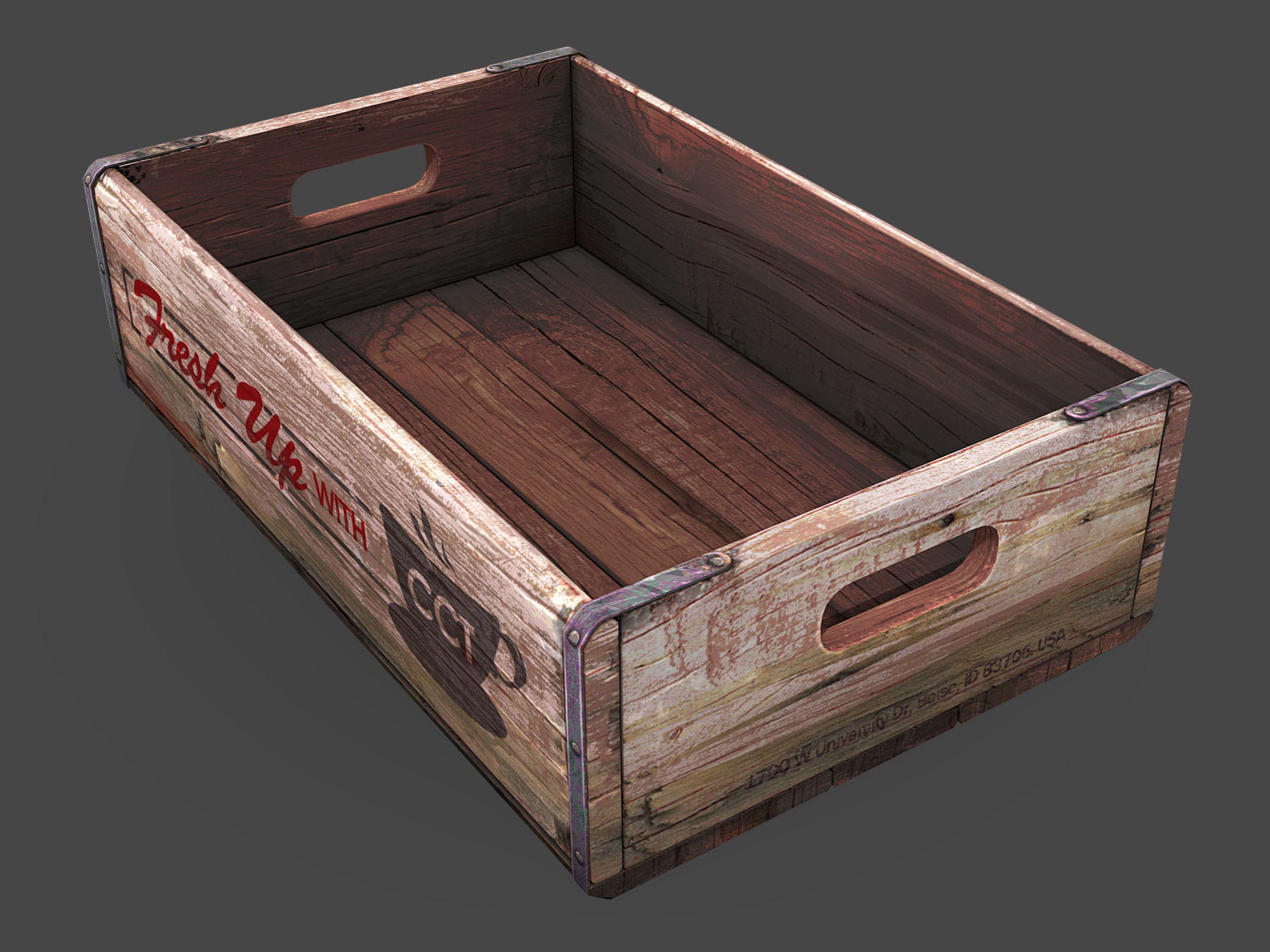 Old Wooden Crates Pack 3D Model Collection_25