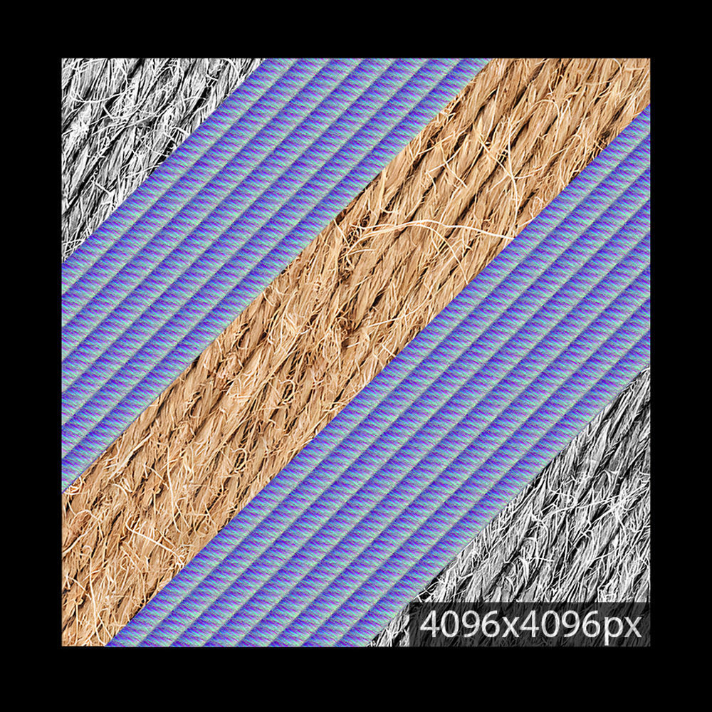 Photorealistic Rope 3D model_16