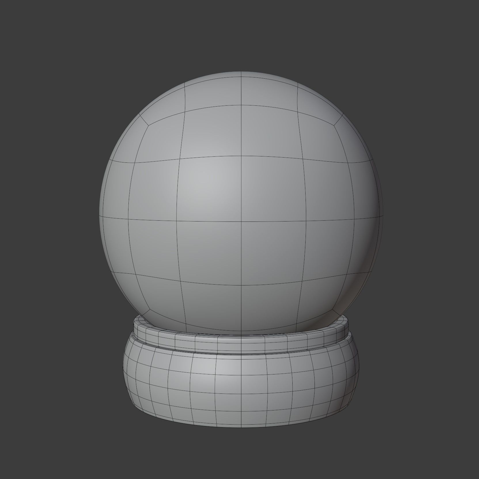 Snow Globe 3D model_4