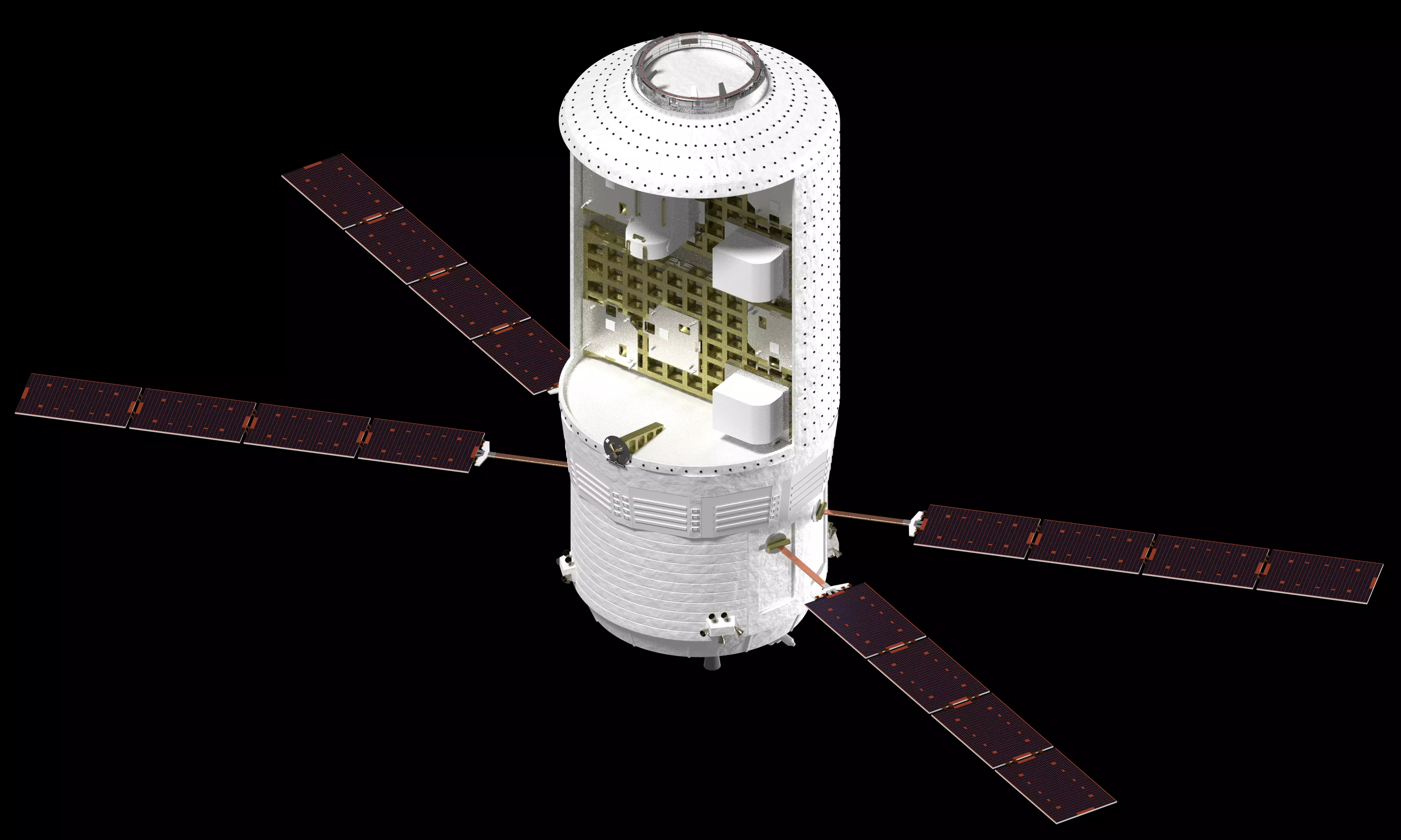 Automated Transfer Vehicle - Unpressurized Logistics Carrier 3D model_0