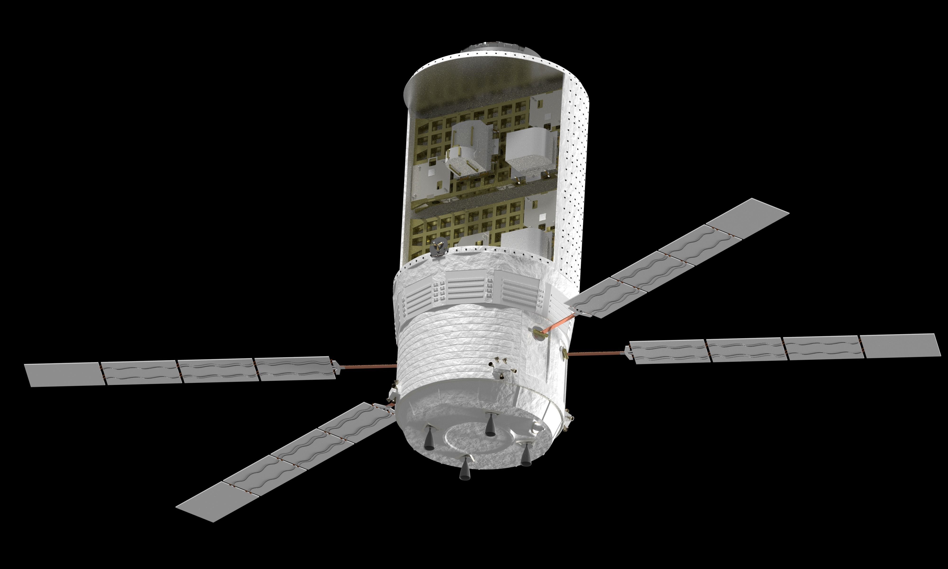 Automated Transfer Vehicle - Unpressurized Logistics Carrier 3D model_1