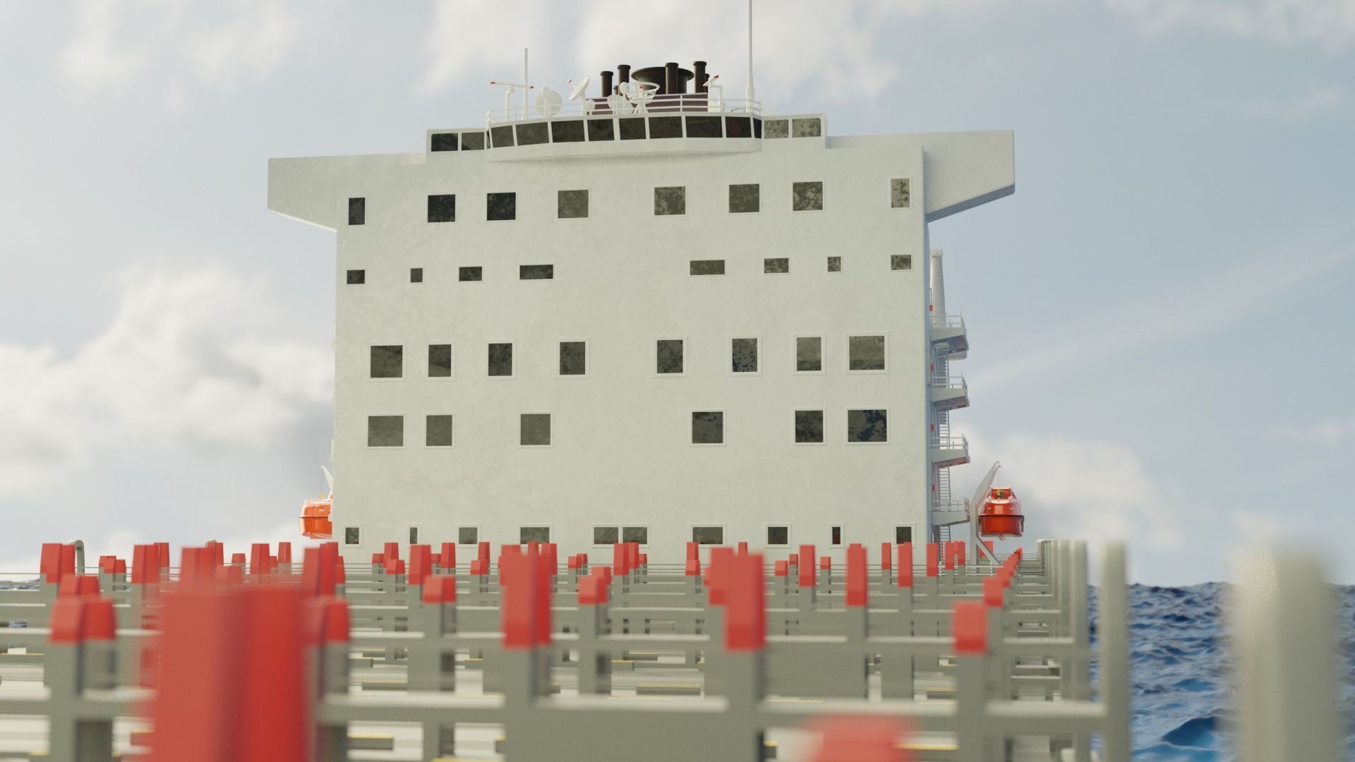 ASC Qaitbay container ship 3D model_14
