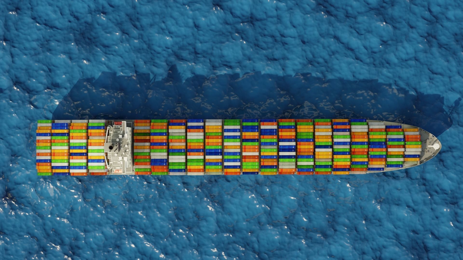 ASC Qaitbay container ship 3D model_12