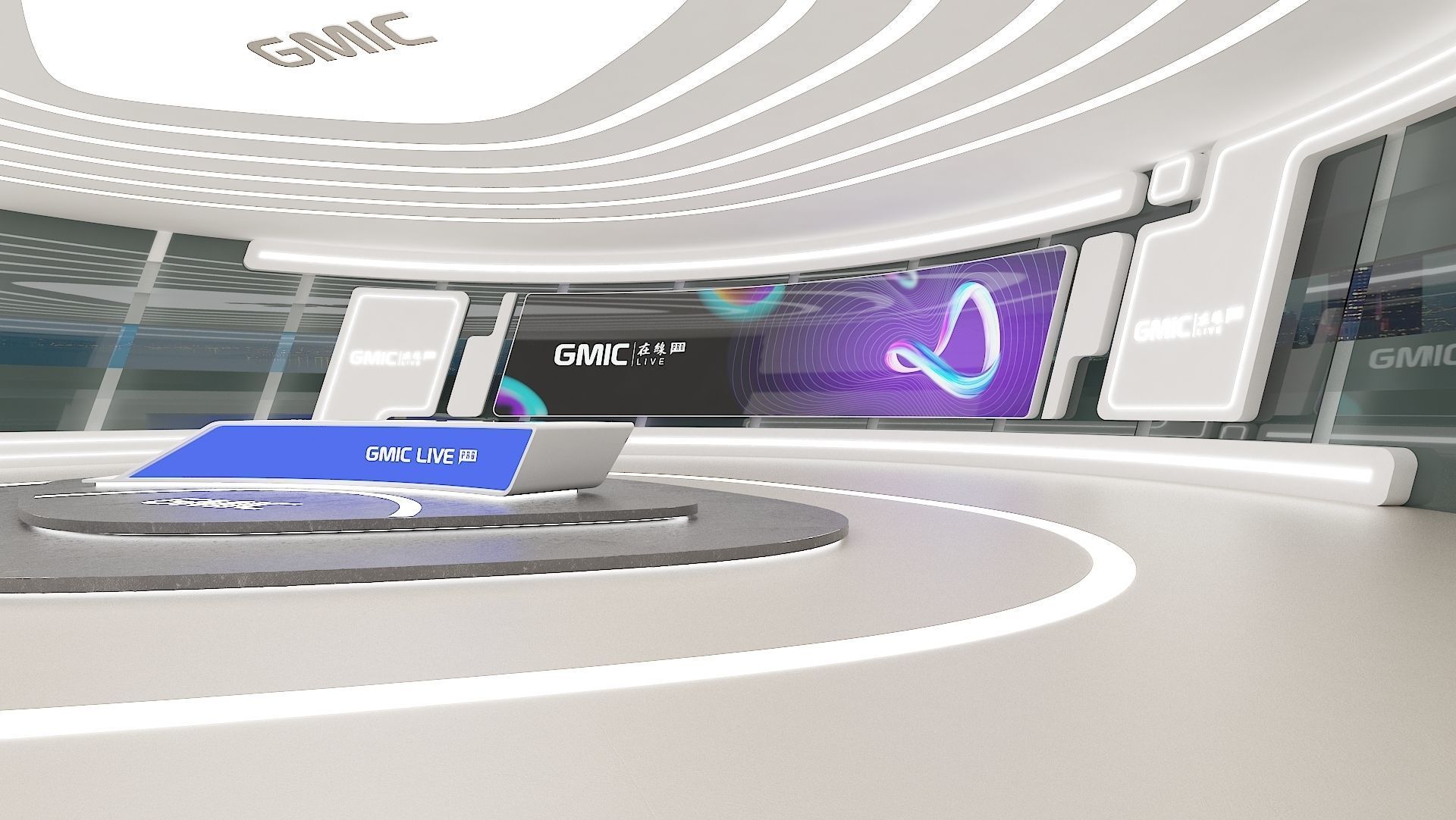 3D Virtual interior Set in UE4 Low-poly 3D model_13