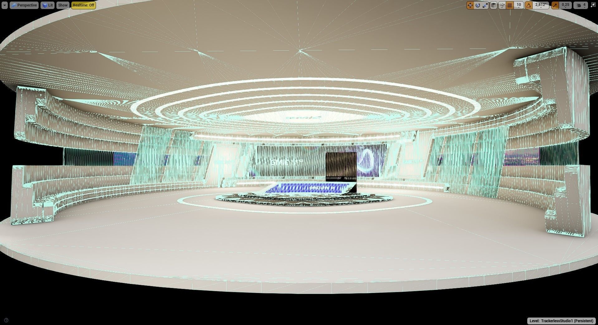 3D Virtual interior Set in UE4 Low-poly 3D model_10