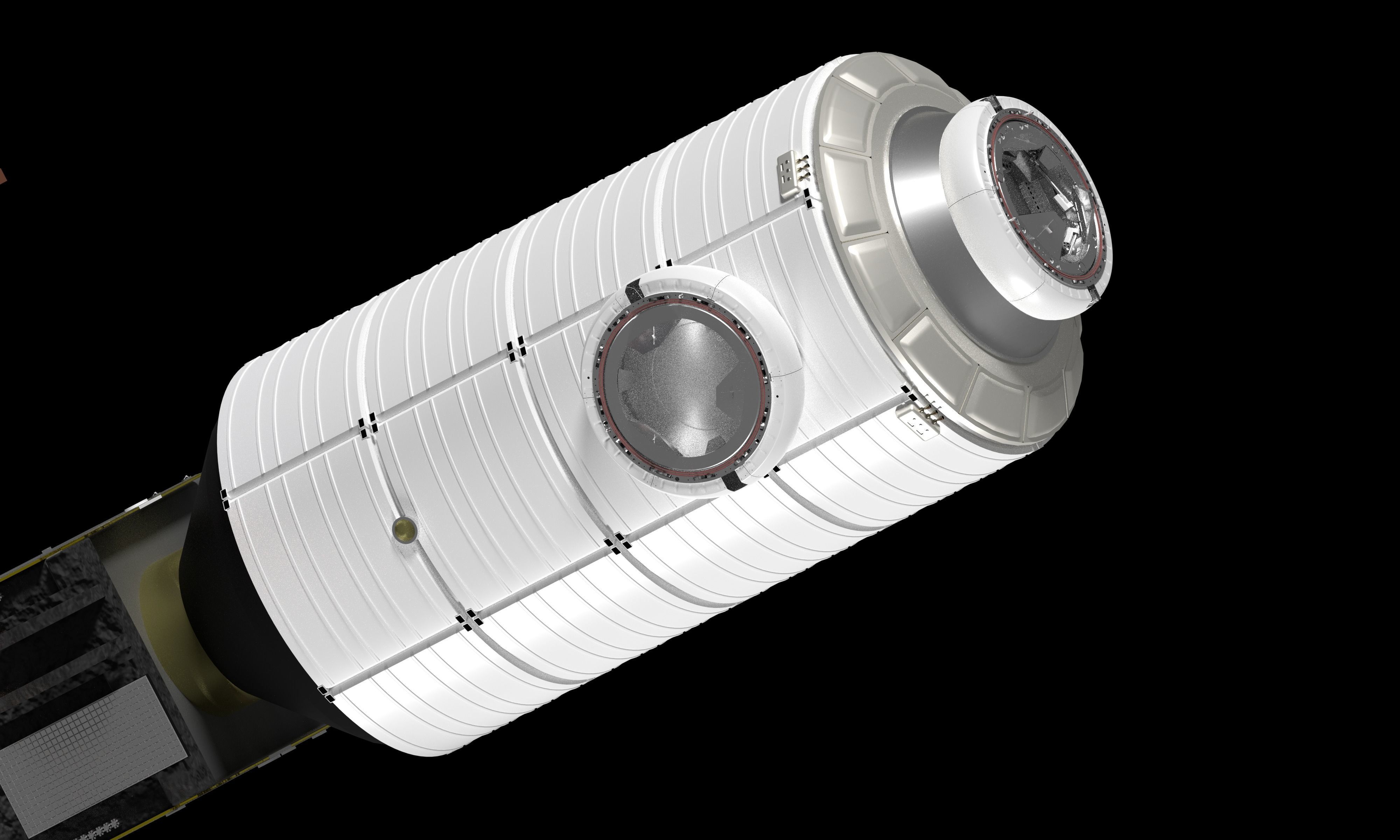 Integrated Gateway HALO and PPE modules 3D model_3