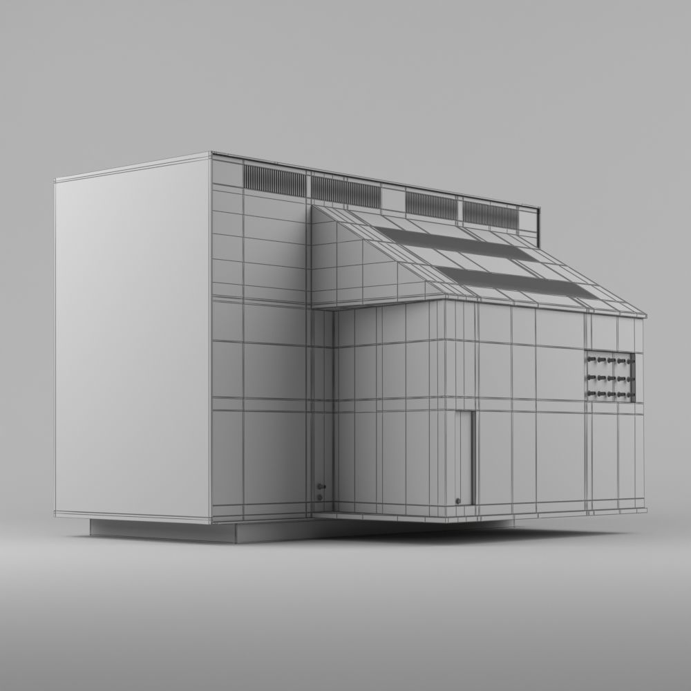 QUASAR OLD TV 3D model_5