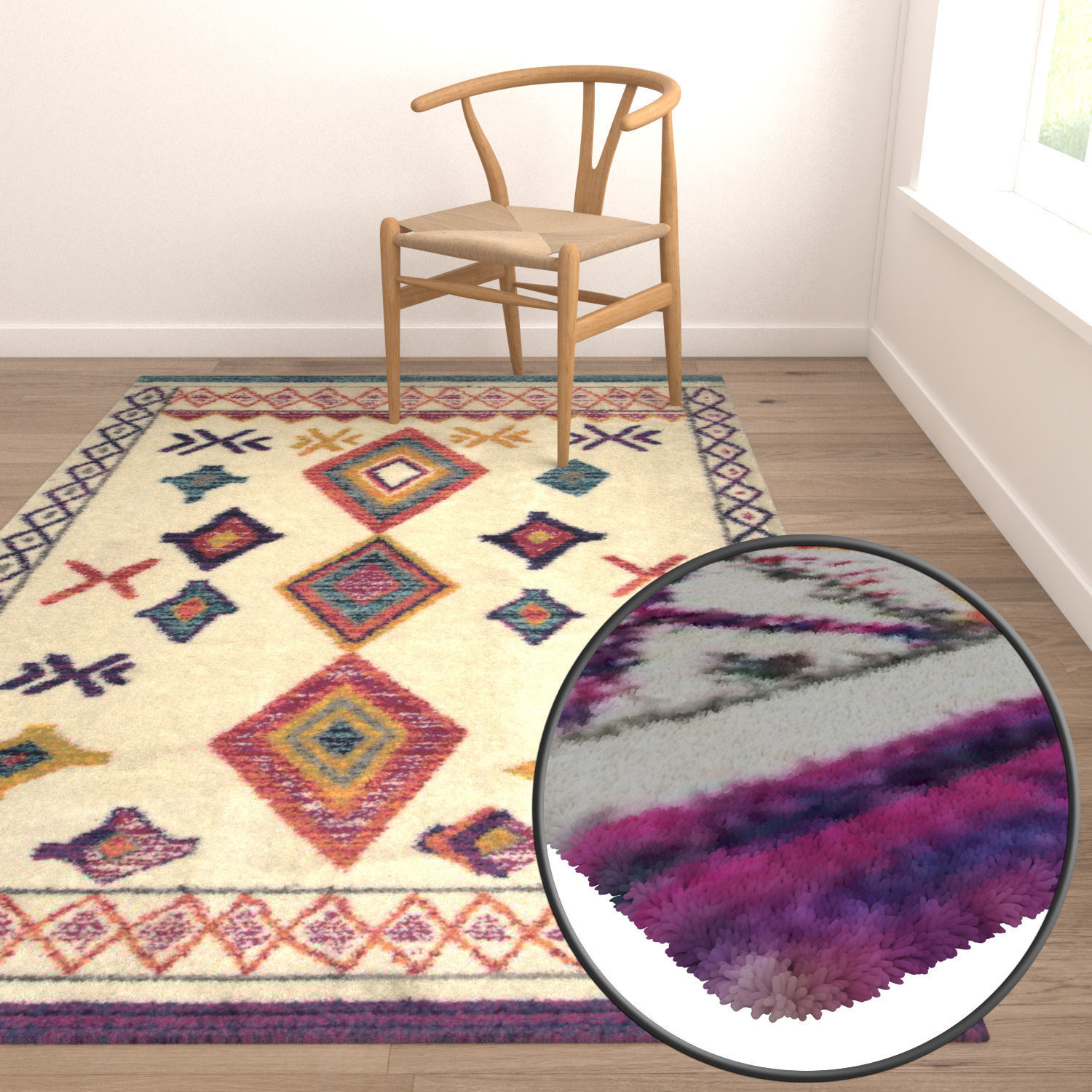 Rug Set 1548 3D model_5